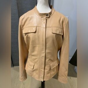 Danier Leather Women’s Size Large Tan Jacket
